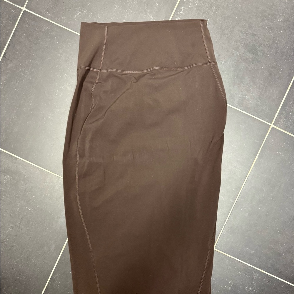 Lululemon Athletica Chocolate Pencil Skirt